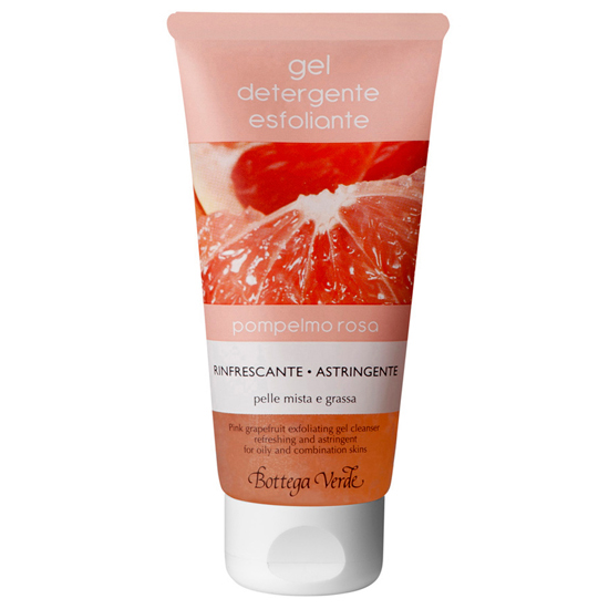 Gel demachiant exfoliant cu Grapefruit roz - purificant - pentru ten mixt si gras (100 ML)