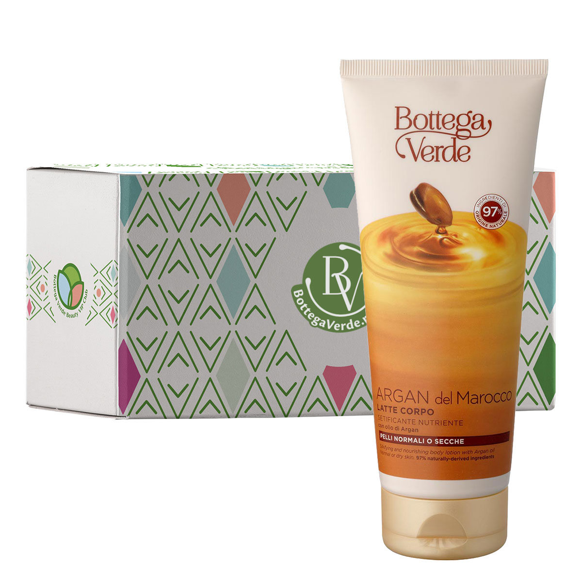 Crema de corp cu ulei de argan in cutie cadou