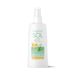 Spray cu protectie solara cu suc de Aloe hiperfermentat si Acid Hialuronic, SPF 30 - Sol Aloe + Acido Ialuronico, 200 ML