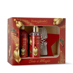 Set cadou Craciun, cu aroma de scortisoara si vanilie - Scie di Magia, 150 ML, 250 ML