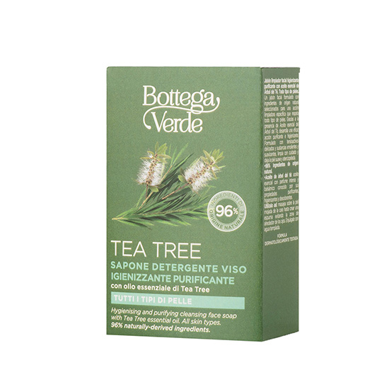 Sapun pentru fata cu efect de curatare si purificare, cu ulei de arbore de ceai - Tea Tree, 100 G