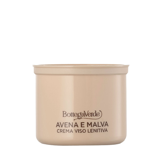 Crema de fata, pentru piele delicata si sensibila, cu extracte hiperfermentate de ovaz si nalba, refill - Avena e Malva, 50 ML